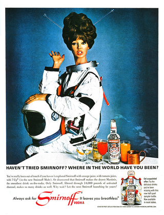 Illustration for article titled Lady Astronaut or Lady Alien? Either Way, She's Got Vodka For You